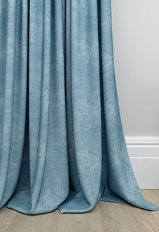 Florence Faux Suede, Cloud Blue - Made to Measure Curtains